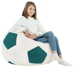 Blu Pouf Poltrona Calcio Peluche