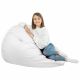 Pouf Sacco Bianco Seduta Poltrona
