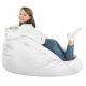 Pouf Sacco Bianco Seduta Poltrona