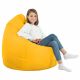 Pouf Sacco Giallo Chiaro Ecopelle Grande