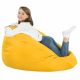 Pouf Sacco Giallo Chiaro Ecopelle Grande