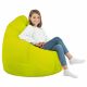 Pouf Sacco Lime Ecopelle Soggiorno