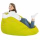 Pouf Sacco Lime Ecopelle Soggiorno