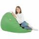 Pouf Sacco Ecopelle Verde Seduta