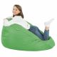 Pouf Sacco Ecopelle Verde Seduta