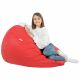 Pouf Sacco Rosso Ecopelle Moderno
