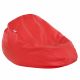 Pouf Sacco Rosso Ecopelle Moderno