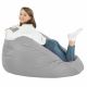 Pouf Sacco Metallo Ecopelle Arredo