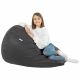 Pouf Sacco Nero Ecopelle Poltrona