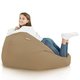 Pouf Sacco Poltrona Beige Esterno Nylon