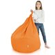 Pouf Sacco Grande Arancio Outdoor
