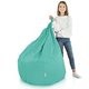 Pouf Sacco Seduta Turchese Nylon