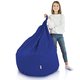 Pouf Sacco Gigante Blu Esterno