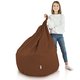 Pouf Sacco Fagiolo Cacao Esterno Marrone