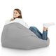 Pouf Sacco Fagiolo Bigio Esterno Nylon