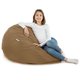 Pouf Sacco Beige Moderno Tessuto