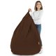 Pouf Sacco Seduta Cacao Tessuto