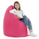 Pouf Sacco Per Bambini Rosa Tessuto