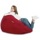 Pouf Sacco Poltrona Rosso Tessuto