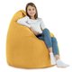 Pouf Sacco Poltrona XL Senape Velluto