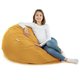 Pouf Sacco Poltrona XL Senape Velluto