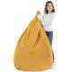 Pouf Sacco Poltrona XL Senape Velluto