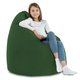 Pouf Sacco Poltrona XL Verde Scuro Velluto