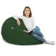 Pouf Sacco Poltrona XL Verde Scuro Velluto