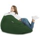 Pouf Sacco Poltrona XL Verde Scuro Velluto