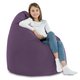 Pouf Poltrona Sacco Lavanda Peluche Viola