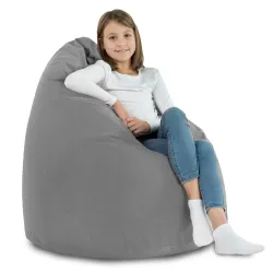 Poltrona Pouf Sacco XL Grande - Velluto Soft – vista 22