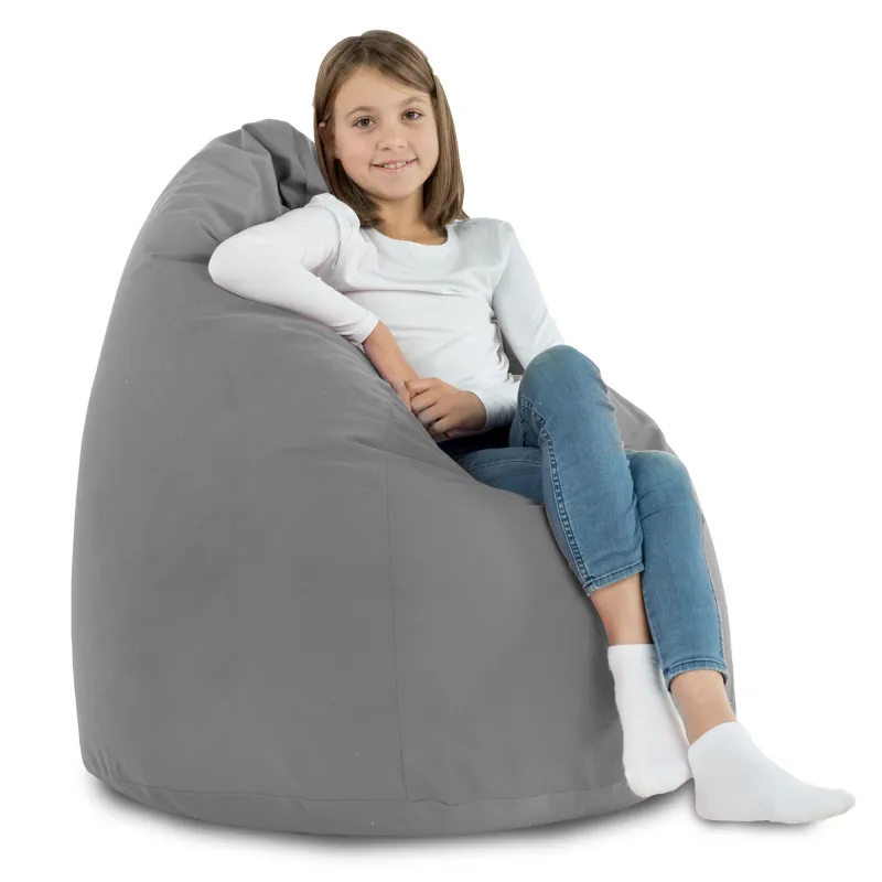 Poltrona Pouf Sacco XL Grande - Velluto Soft – vista 22