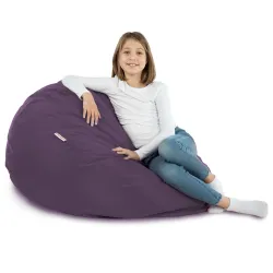Poltrona Pouf Sacco XL Grande - Velluto Soft – vista 40