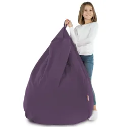 Poltrona Pouf Sacco XL Grande - Velluto Soft – vista 74
