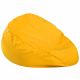 Giallo chiaro Pouf Sacco Gigante XXL Ecopelle