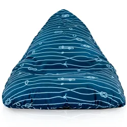 Poltrona Pouf Sacco Seduta XL Bermuda - Tessuto Stampato Premium – vista 28