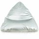 Poltrona Sacco Argento Bermuda Pouf Sfoderabile