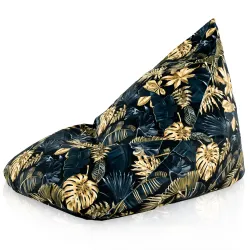 Poltrona Pouf Sacco Seduta XL Bermuda - Tessuto Stampato Premium