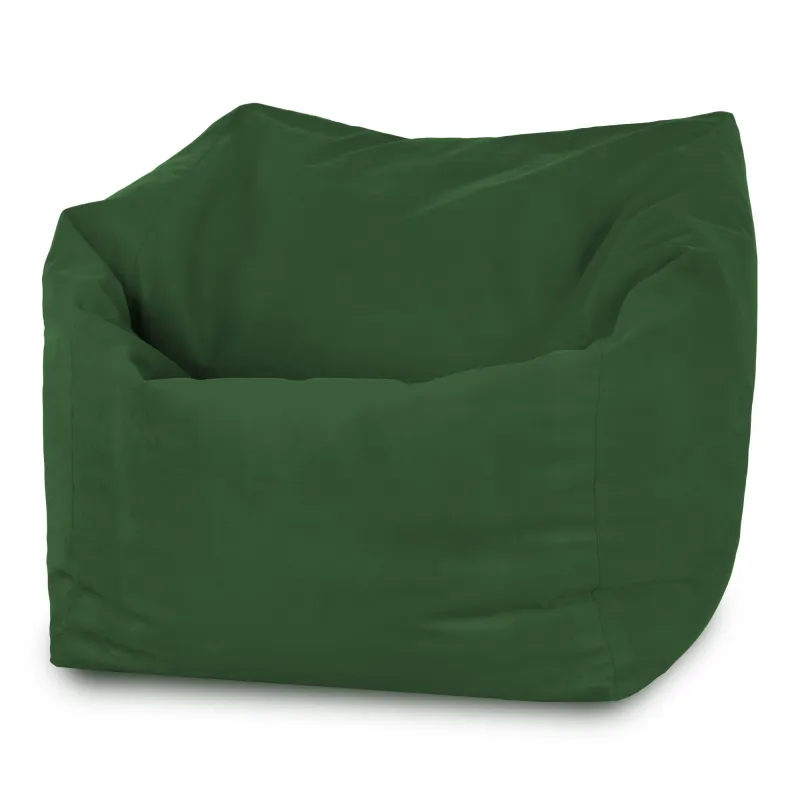 Poltrona Pouf Sacco Seduta da Terra Cubo Amalfi - Velluto Soft – vista 11