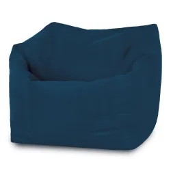 Poltrona Pouf Sacco Seduta da Terra Cubo Amalfi - Velluto Soft