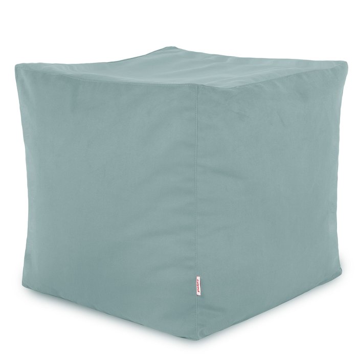 Menta Pouf Da Salotto Cubo Velluto