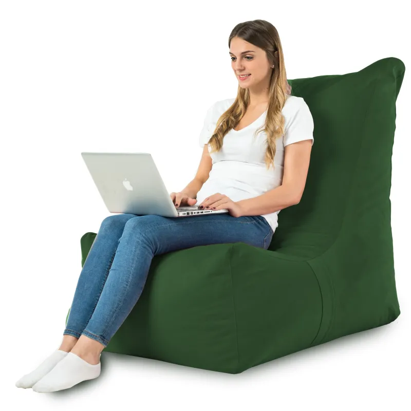 Poltrona Pouf Sacco Relax XXL Disinto - Velluto Soft – vista 17