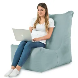 Poltrona Pouf Sacco Relax XXL Disinto - Velluto Soft – vista 75