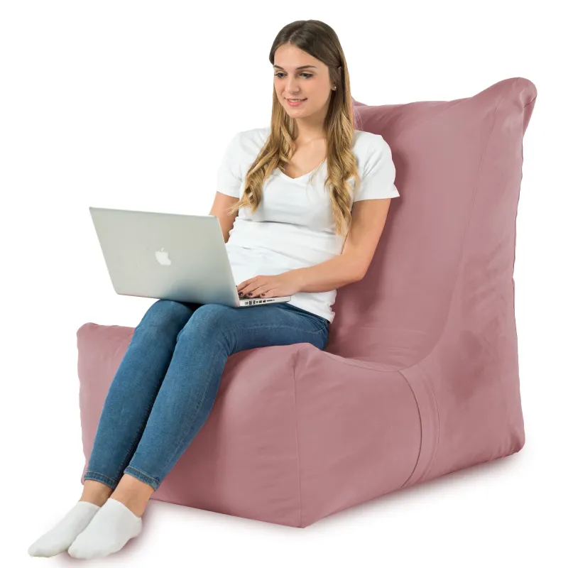 Poltrona Pouf Sacco Relax XXL Disinto - Velluto Soft – vista 78
