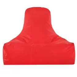 Poltrona pouf rossa versatile per stanze dei bambini e aree gioco