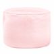Rosa chiaro Pouf Cilindro Ecopelle