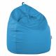 Azzurro Pouf Sacco Per Bambini Ecopelle