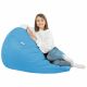 Pouf Sacco XL Azzurro Ecopelle