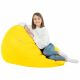 Pouf Sacco XL Giallo Sole Ecopelle