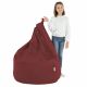 Pouf Sacco XL Bordeuax Ecopelle